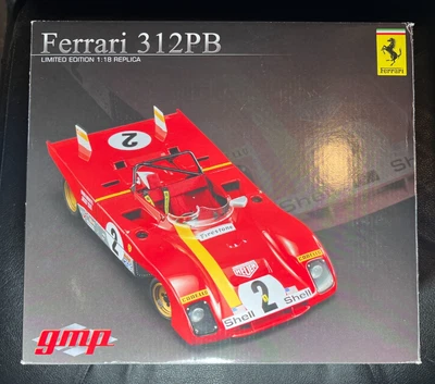 GMP Ferrari 312PB #2 1:18 Limited Edition Diecast Andretti/Ickx Masterpiece NEW - Image 1 of 4