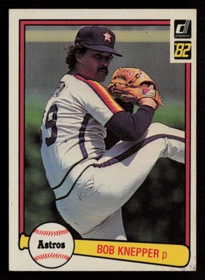 Bob Knepper 1982 Donruss #41 Houston Astros Baseball Card - Image 1 of 2