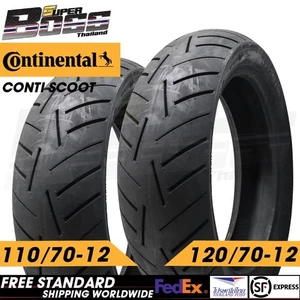 CONTINENTAL CONTI SCOOT Tire For MSX,MSX-SF 110/70-12+120/70-12 Tubeless - Picture 1 of 6