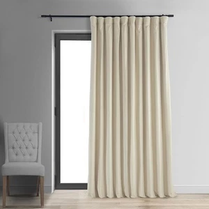 Signature Velvet Thermal Blackout Curtains for Living Room 84 Inch Long (1 Pa... - Picture 1 of 9