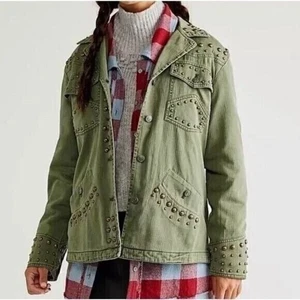 NWT Free People WE THE FREE Rock & Stud Jacket Size XS - Picture 1 of 9