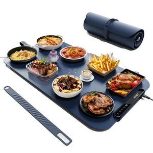 Wärmematte für Lebensmittel, 27,5x15,7" große elektrische Warmhalteschale, 7 Temperaturstufen, 99... - Bild 1 von 8