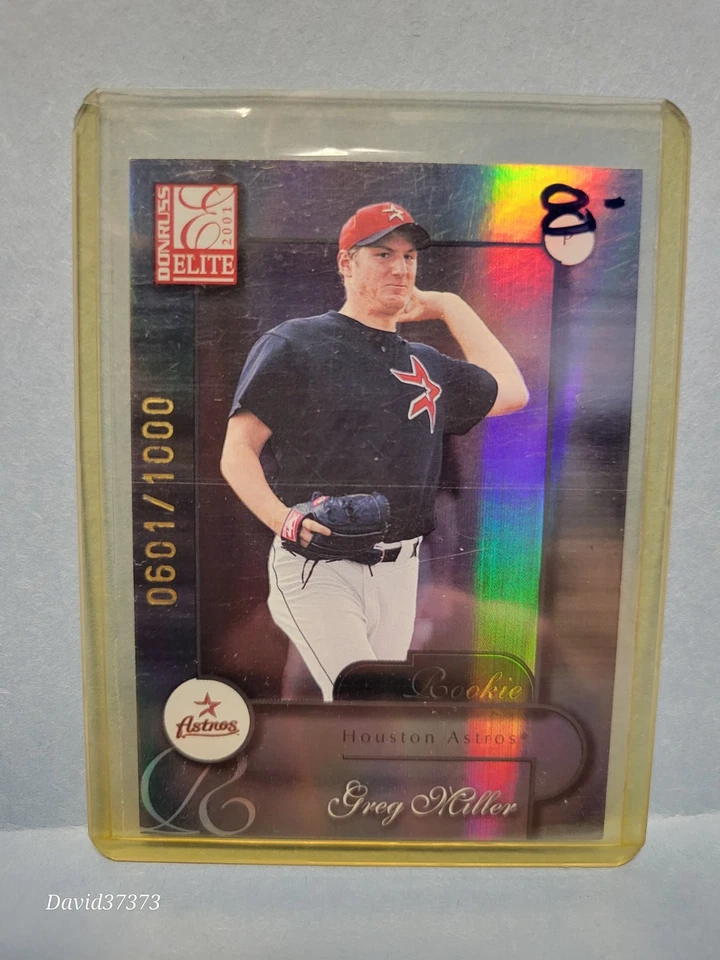 2001 Donruss Elite - Greg Miller #176 /1000 (RC) - Image 1 of 2