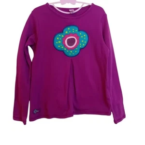 Little Girls Tuc Tuc Floral Flower Pleated Long Sleeve Top Winter Warm Size 6A - Picture 1 of 13