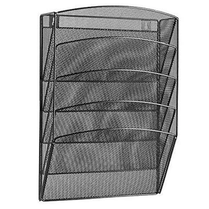 Mesh Hanging File Organizer Wall Mounted File Holder Document Magazine File H... - Picture 1 of 7
