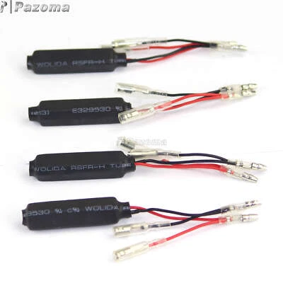 4X Motorcycle 12V LED Load Resistor Flash Blinker Resistor Turn Signal Lights - Image 1 of 4