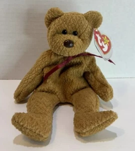 Juguete de peluche Ty Beanie Babies Curly The Bear - 4052 - Imagen 1 de 10