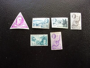 MONACO - Grüne Briefmarke/Briefmarke Nr. 295/300 Obl oder n* MH (COL9) - Bild 1 von 2