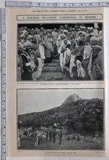 1910 India Stampa Sri Subramaniabhinava Sachidananda Bharathi Mysore Cerimoniale