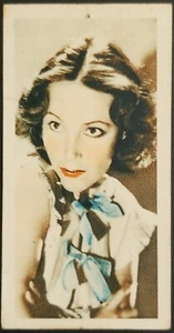1934 Dolores Del Rio Godfrey Phillips Tobacco Trading Card #33 Film Stars - Picture 1 of 2