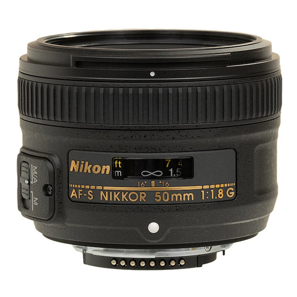 Nikon NIKKOR AF-S 50mm F/1.8G Lens - Black (2199)