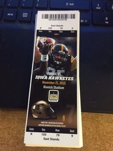 2015 IOWA HAWKEYES VS PURDUE BOILERMAKERS TICKET STUB 11/21 COLLEGE FOOTBALL - Bild 1 von 1