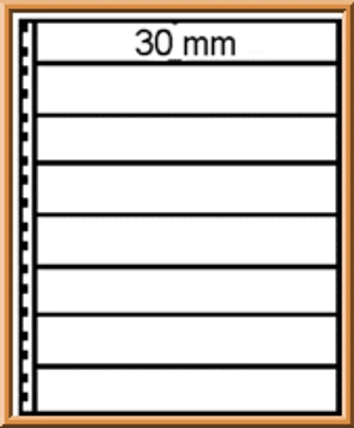 Lindner 08 Feuilles de classement Omnia, noire - à l'unité - Photo 1/1