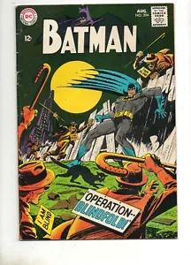 ¡Batman #204 CUBIERTA NEGRA DURA! ¡Fino + 6,5! ¡Cubierta políticamente incorrecta de DC 1968! - Imagen 1 de 2