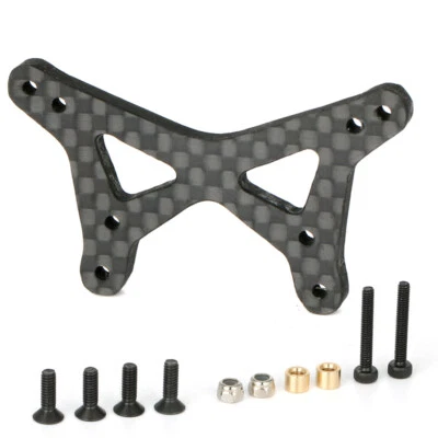 KYX Losi 1/16 Mini Buggy Front Carbon Fiber Shock Tower Mount Wing Stay - Image 1 of 4