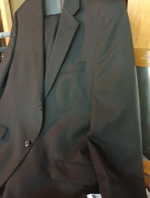 Alfani 2 изделия Slim Fit бизнес костюм Sz 40r в тонкую полоску (Macey's) изящный! - Изображение 1 из 4