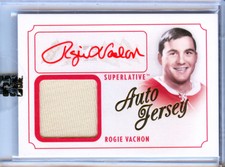 In The Game - Auto & Jersey Gold Version - Rogie Vachon (001/005)