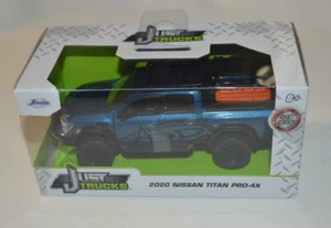 2025 JADA JUST TRUCKS - 2020 NISSAN TITAN PRO-4X METALLIC BLUE - Picture 1 of 4