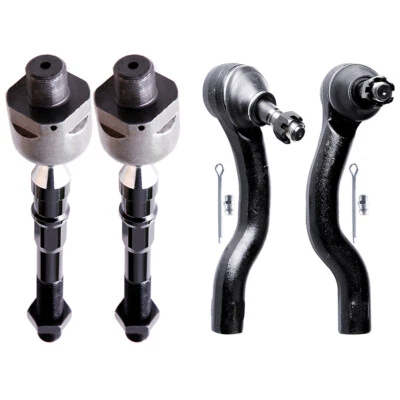 For 2005-2019 Nissan Frontier 4 Pcs Front Steering Inner & Outer Tie Rod End - Image 1 of 4