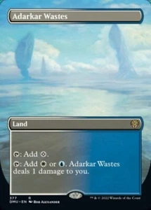 MTG - (Borderless) ADARKAR WASTES - Dominaria United (R) - Picture 1 of 1