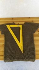 COTTA DI MAGLIA IN OTTONE-Brass Chainmail medievale armor armour lorica hamata