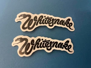 Menge (2) WHITESNAKE 1" x 3 1/4" Band Logo Aufkleber SCHNELLER VERSAND! COVERDALE - Bild 1 von 1
