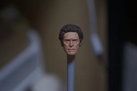1/12 Marvel legends Green Goblin Willem Dafoe custom painted head Cover