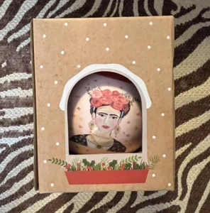 NEW Famous Mexican Artist Frida Kahlo Ornament Ball by Prima Design - Picture 1 of 3