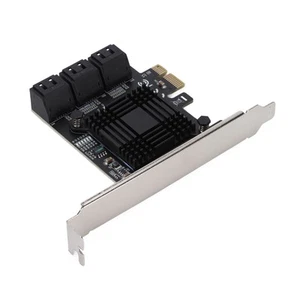 PCI E Card ASM Chip 7 Pin Connection Terminals Expansion Cards Compatibl CB - Afbeelding 1 van 22