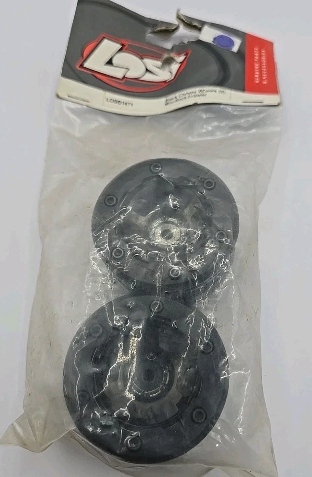 Ruedas Team Losi cromadas negras Mini Rock Crawler MRC LOSB1471 Foto 1 de 1