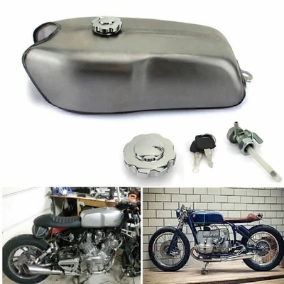 9L 2.4Gal Cafe Racer Vintage Gas Fuel Tank for YAMAHA RD350 RD400 for BWM R100R - Изображение 1 из 4