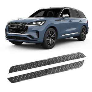 Fixed Running Board Side Step Nerf Bar Pedals for Lincoln Aviator 2020-2023 2024 - Picture 1 of 5
