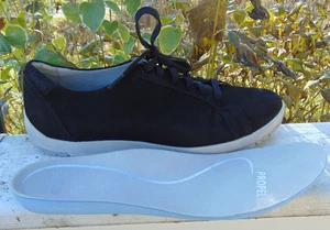 Dansko Leela schwarze Wildleder Leder Sneaker Schuhe flache Schuhe mit Fußgewölbestütze - 42 /11-11,5 - Bild 1 von 12