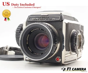 Raro escudo genuino [casi como nuevo] lente Zenza Bronica S cámara fotográfica 75 mm f2,8 JAPÓN - Imagen 1 de 13