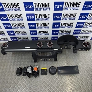 2017 Audi A3 8V FL Complete Airbag Kit With Dash Steering Belts Knee & ECU - Picture 1 of 11