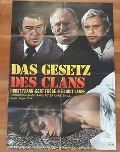 Heidi Brühl Plakat DAS GESETZ DES CLANS Gert Fröbe Horst Frank Morf - Imagen 1 de 1