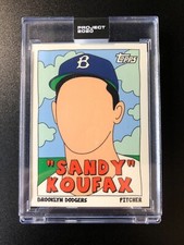 Sandy Koufax 2020 Topps Project 2020 76 By Fucci 1955 Dodgers HOF