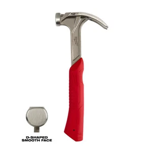Martillo garra cara lisa Milwaukee 48-22-9019 12 oz - Imagen 1 de 8