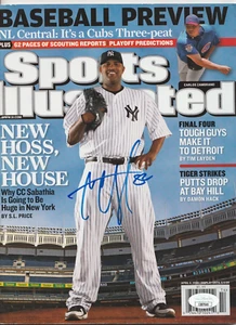 CC C.C. Sabathia Autographed Sports Illustrated Magazine 4/6/09 JSA I657 - Picture 1 of 1