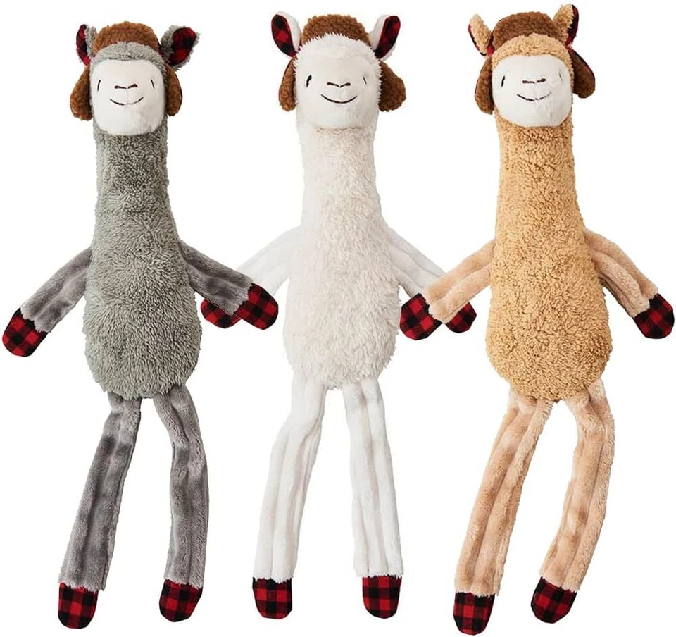 Ethical Products SPOT Holiday Christmas Llama Squeaker Dog Pet Toys 23" Assorted - Image 1 of 1