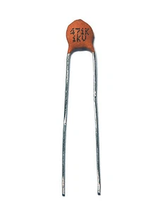100 Stck. Scheibe Keramik Kondensator 471K 470pF 1KV K ±10 % Y5P RoHS Taiwan - Bild 1 von 1