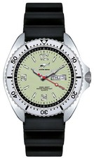 Chris Benz CBO-N-KB-SI Men's Watch Diver's Watch - Series: Chris Benz One Man 200M