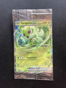 Sprigatito ex 087 Sv: Scarlet & Violet Promo Cards Holo Sealed Black Star Promo - Picture 1 of 2