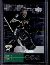 2000-01 Upper Deck Ice Marty Turco Rookie Card RC #69 Stars