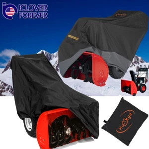 Cubierta para lanzador de nieve de dos etapas protector de lona para soplador de nieve impermeable - Imagen 1 de 15