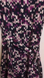 Ann Taylor Womens Dress Size XL 3/4" Sleeves Multicolor Shirtdress - Picture 1 of 19