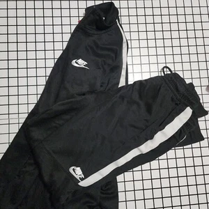 Nike NSW Full-Zip Tribute Jacket Full Zip & Jogger Black White 861648-010 Sz XS - Picture 1 of 16