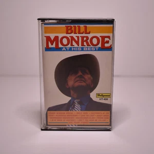 Bill Monroe At His Best Vintage Bluegrass Cassette Tape HT-409 Hollywood 1989 - Picture 1 of 6