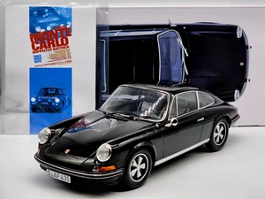 Norev 1972 Porsche 911 S Coupe Gloss Black 127511 Large 1:12 Scale - New - Picture 1 of 16