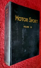 MOTOR SPORT MAGAZINE VOLUME 50 BOUND JANUARY-DECEMBER 1974 COMPLETE F1 LE MANS +